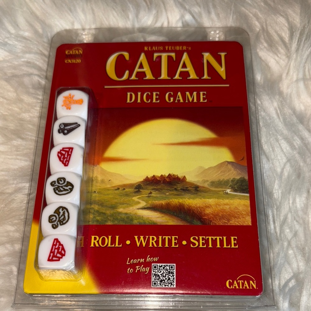 Red and White Puzzle Game with Dice